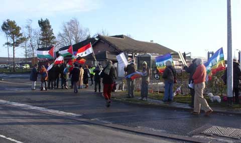 Inauguration Day at the American base at Menwith Hill