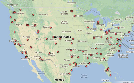 EFF Drone Map